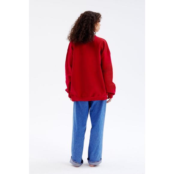 New The Bar Limited Edition‎ Heritage Sweatshirt in Ruby Red - Picture 4 of 4